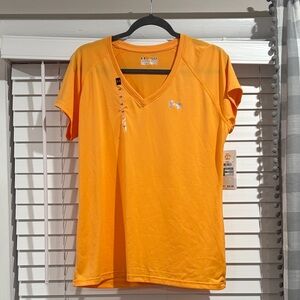 Under Armour Women's Bright Orange Short Sleeve Tee